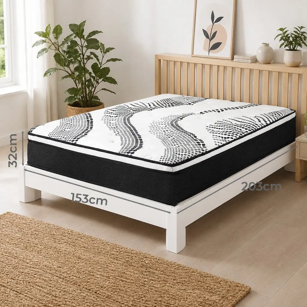 Queen Mattress with 7-Zone Pocket Spring & Hybrid Foam