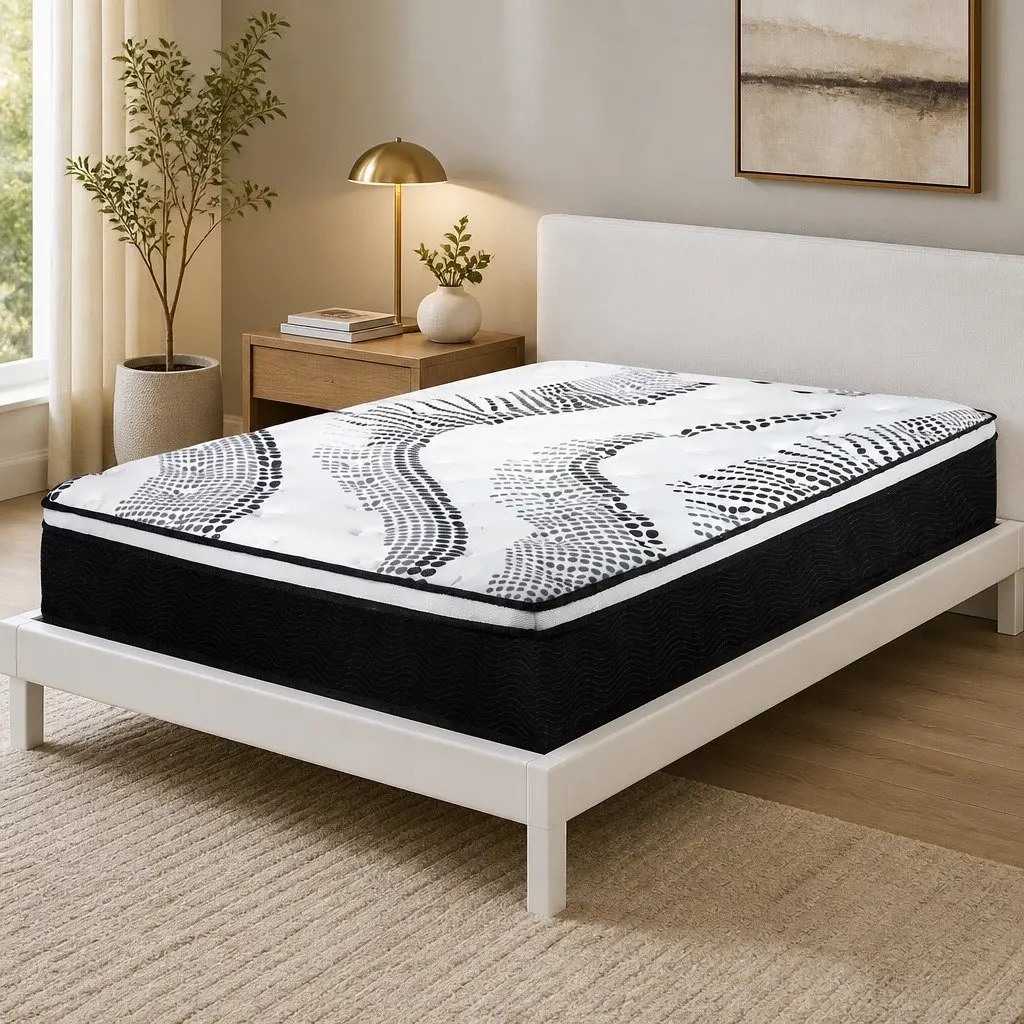 7 Zone Pocket Spring Mattress Single Medium Firm Hybrid Breathable Sleep Support