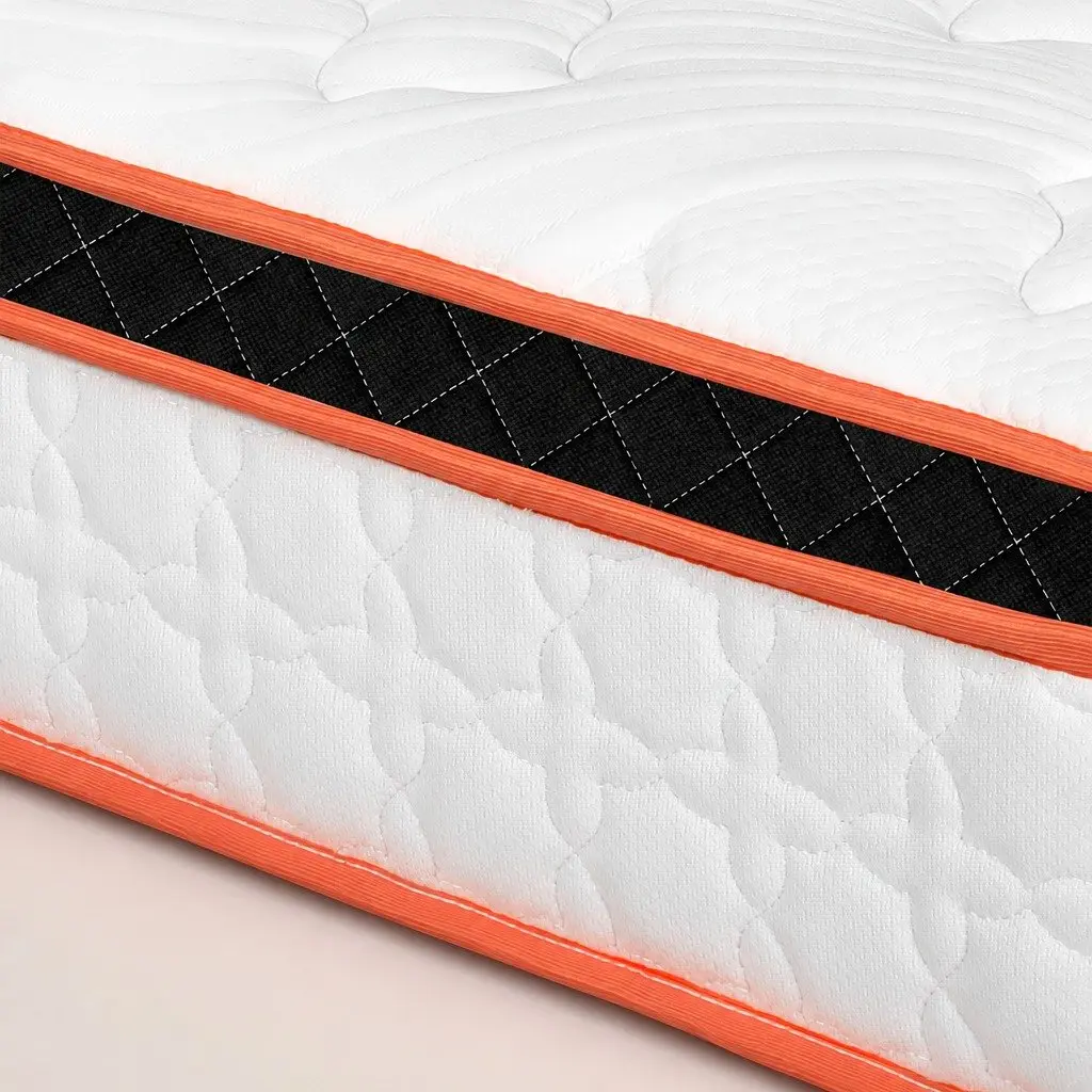 7 Zone Pocket Spring Mattress Medium Firm Double Hybrid Foam Support Orthopedic