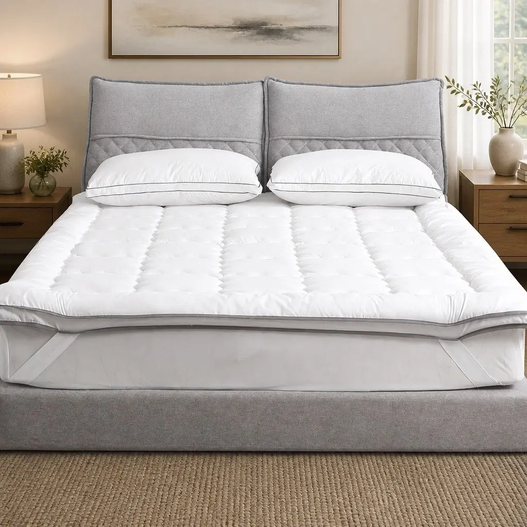 King Single Bed Pillow Top Mattress Topper
