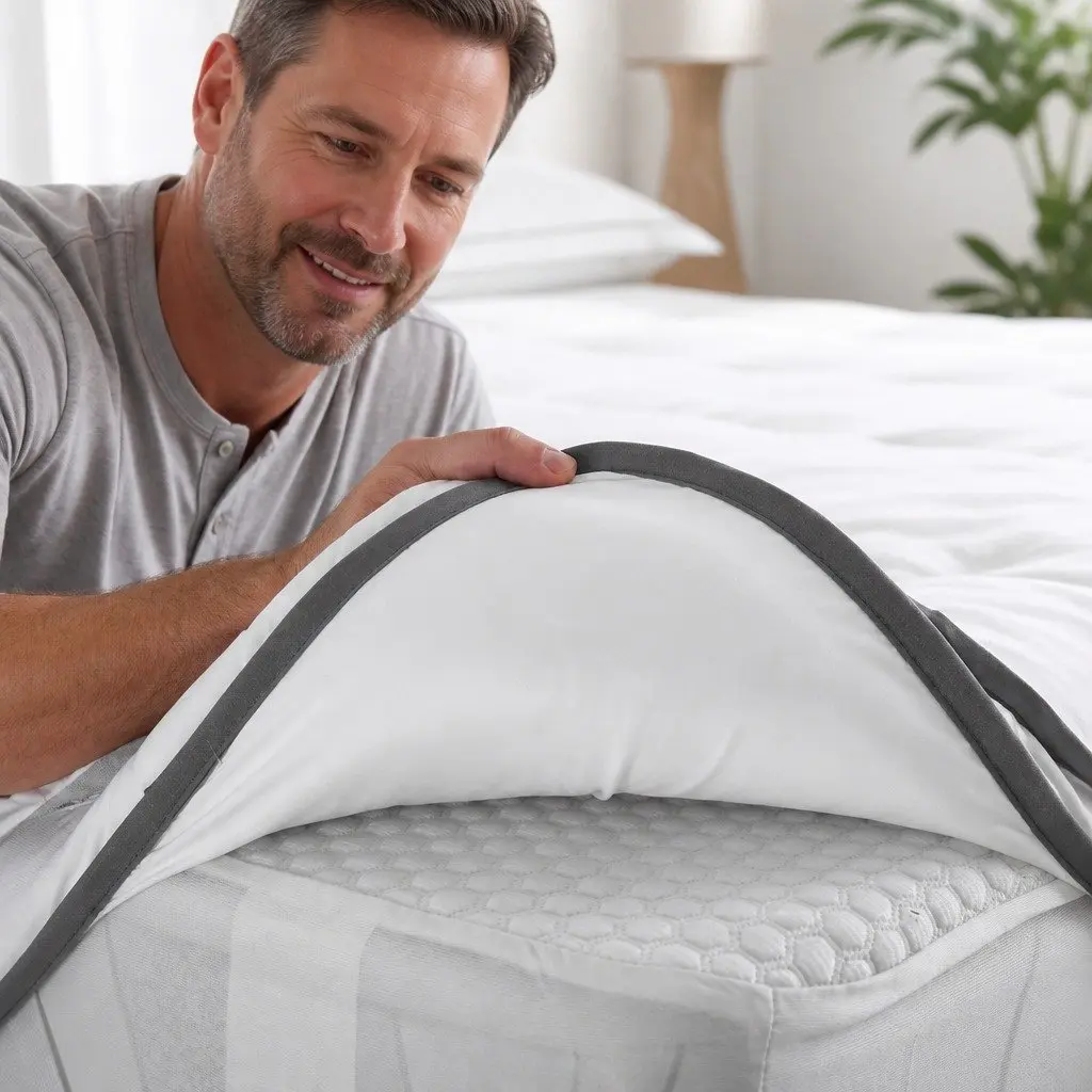 King Single Bed Pillow Top Mattress Topper