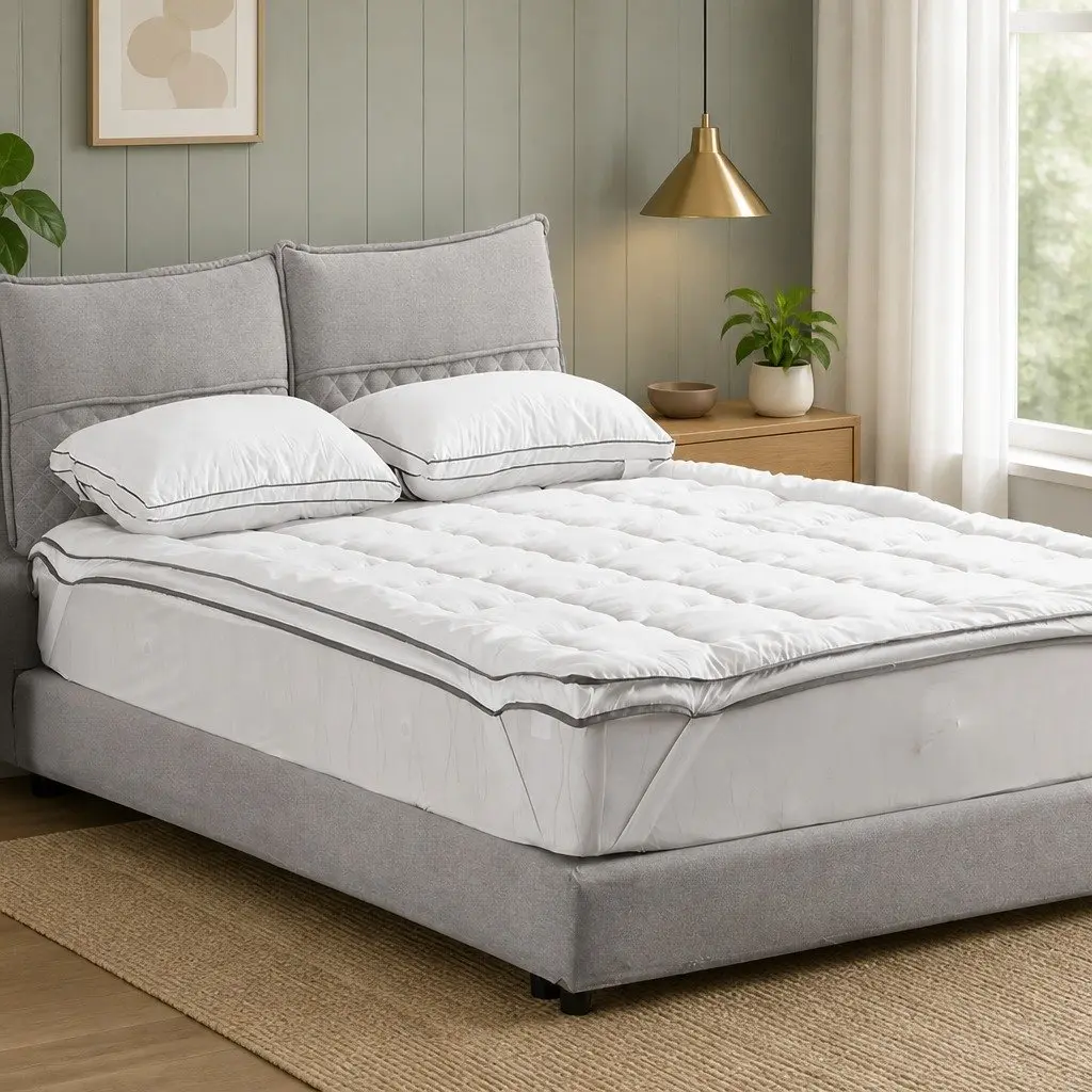 King Single Bed Pillow Top Mattress Topper