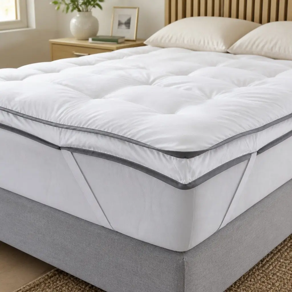 Queen Mattress Topper with 4-5cm Pillowtop Support