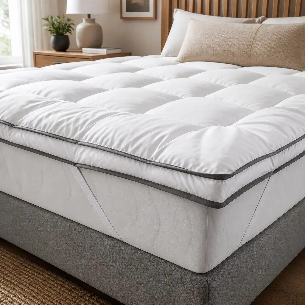 Single Bed Pillowtop Mattress Topper 4-5cm Thick