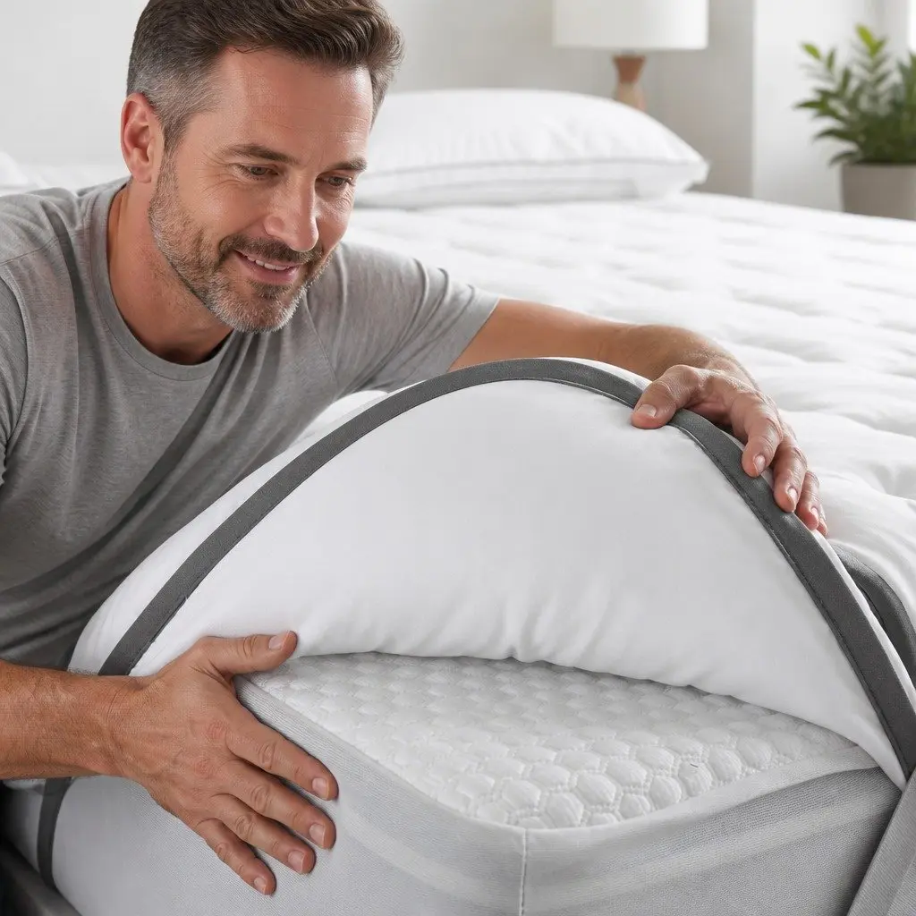 Single Bed Pillowtop Mattress Topper 4-5cm Thick