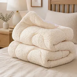 Reversible Wool Mattress Topper for Single Bed