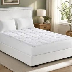 Queen Size Bamboo Pillowtop Mattress Topper for Comfort