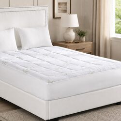 Bamboo Pillowtop Mattress Topper for Ultimate Comfort