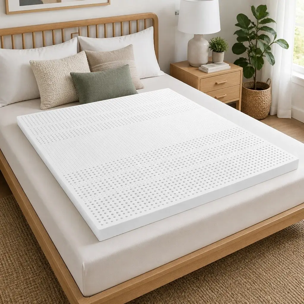 5cm Latex Double Mattress Topper for Restful Sleep