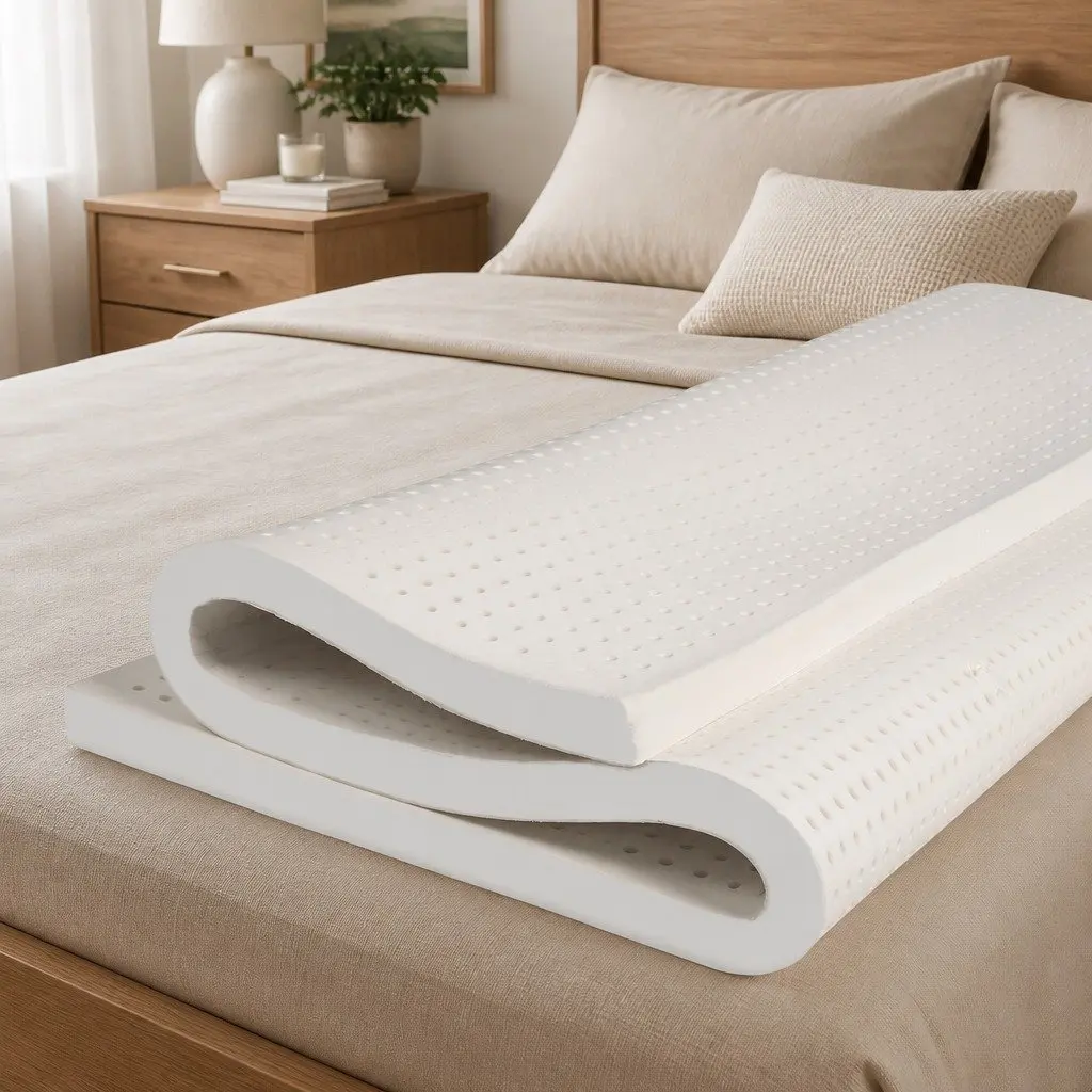 5cm Latex Double Mattress Topper for Restful Sleep