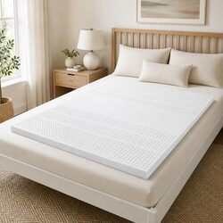 Top-Quality King Latex Mattress Topper 5cm Dunlop Support