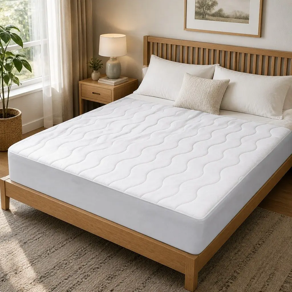 Queen Size Cooling Mattress Topper with Memory Foam