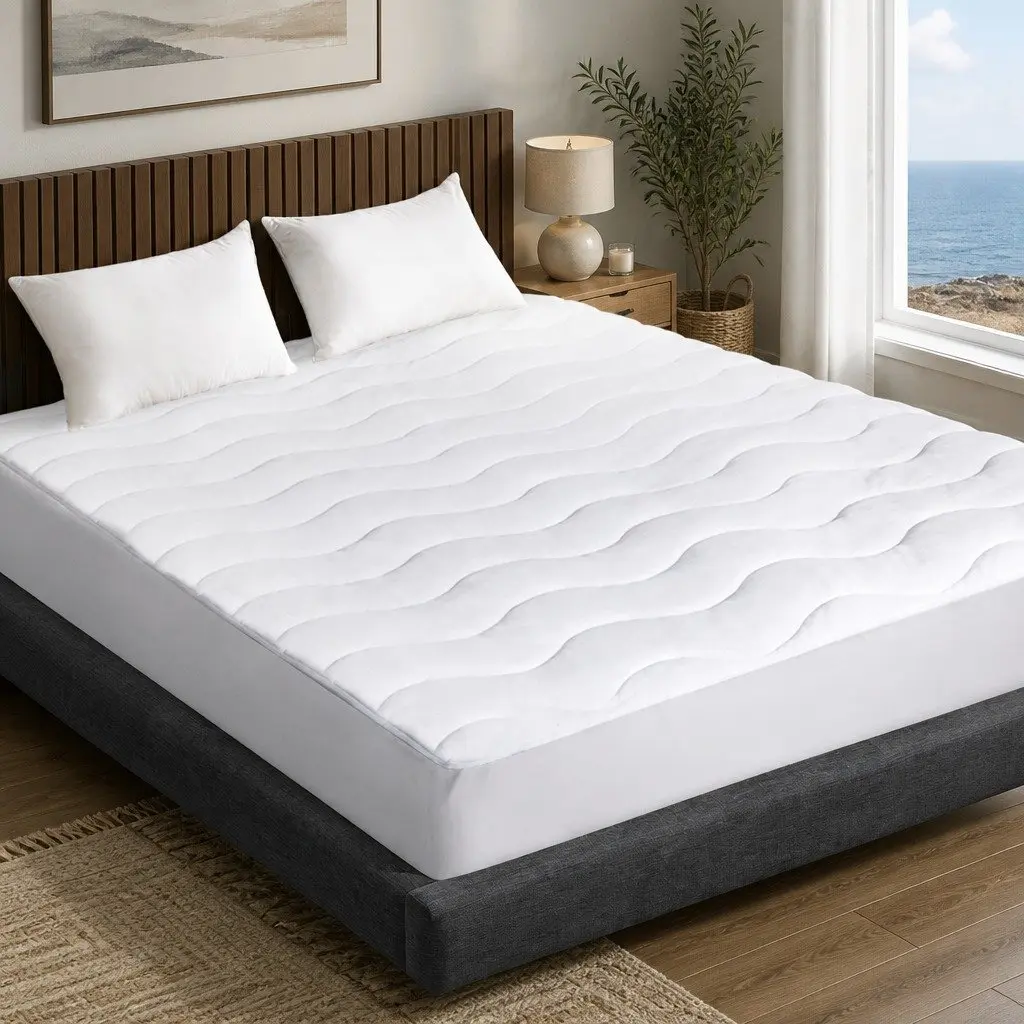 Queen Size Cooling Mattress Topper with Memory Foam