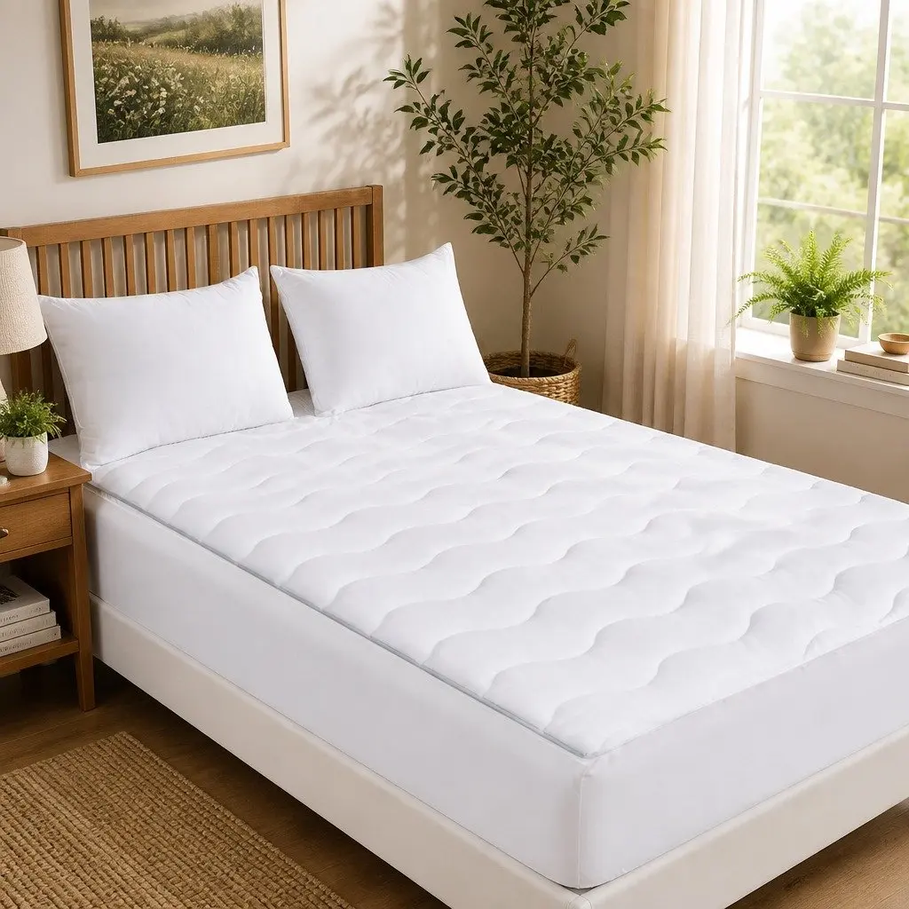 Queen Size Cooling Mattress Topper with Memory Foam