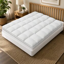 Quality Pillowtop Mattress Topper 5cm Thick Queen
