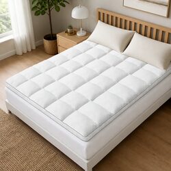 Premium Pillowtop Mattress Topper 5cm for Comfort