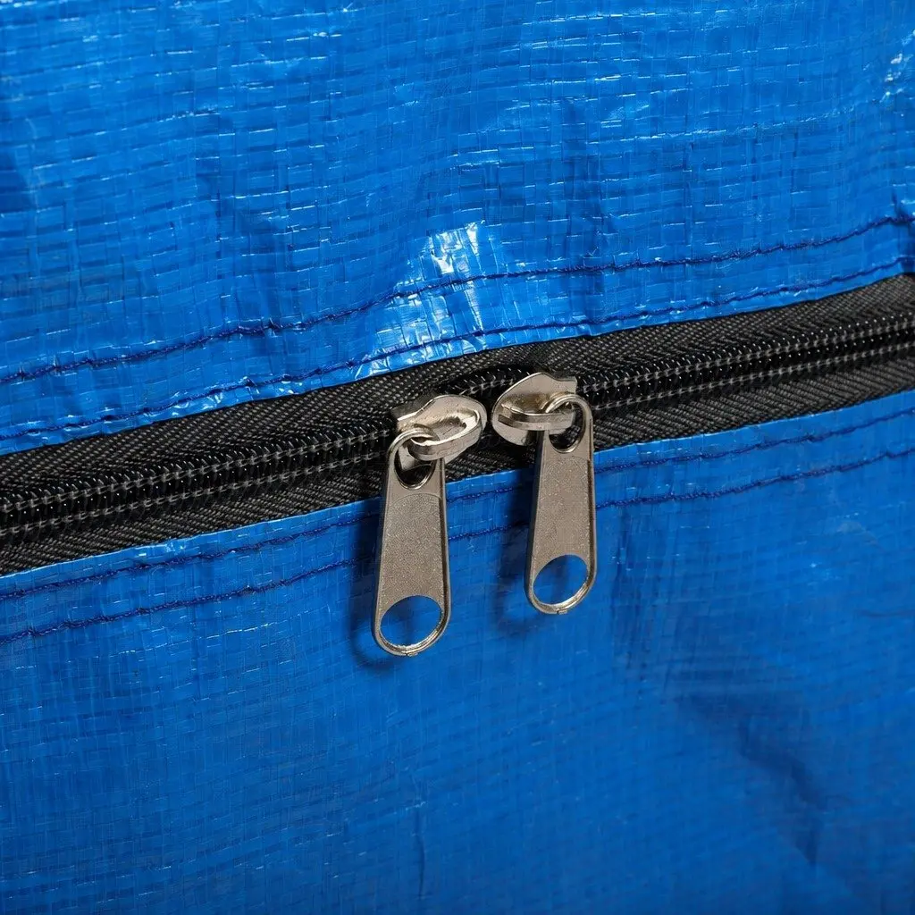 Mattress Bag Protector PE Tarp Queen Blue Heavy Duty Zip Closure