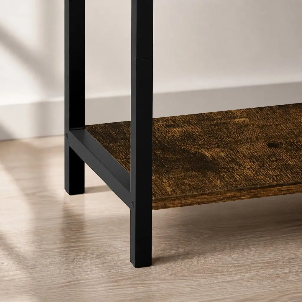 3-Tier Side Table with Ample Storage