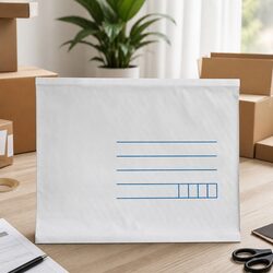 Bubble Mailer 215x280mm White Padded Envelope Printed Address Lines 200 Pack