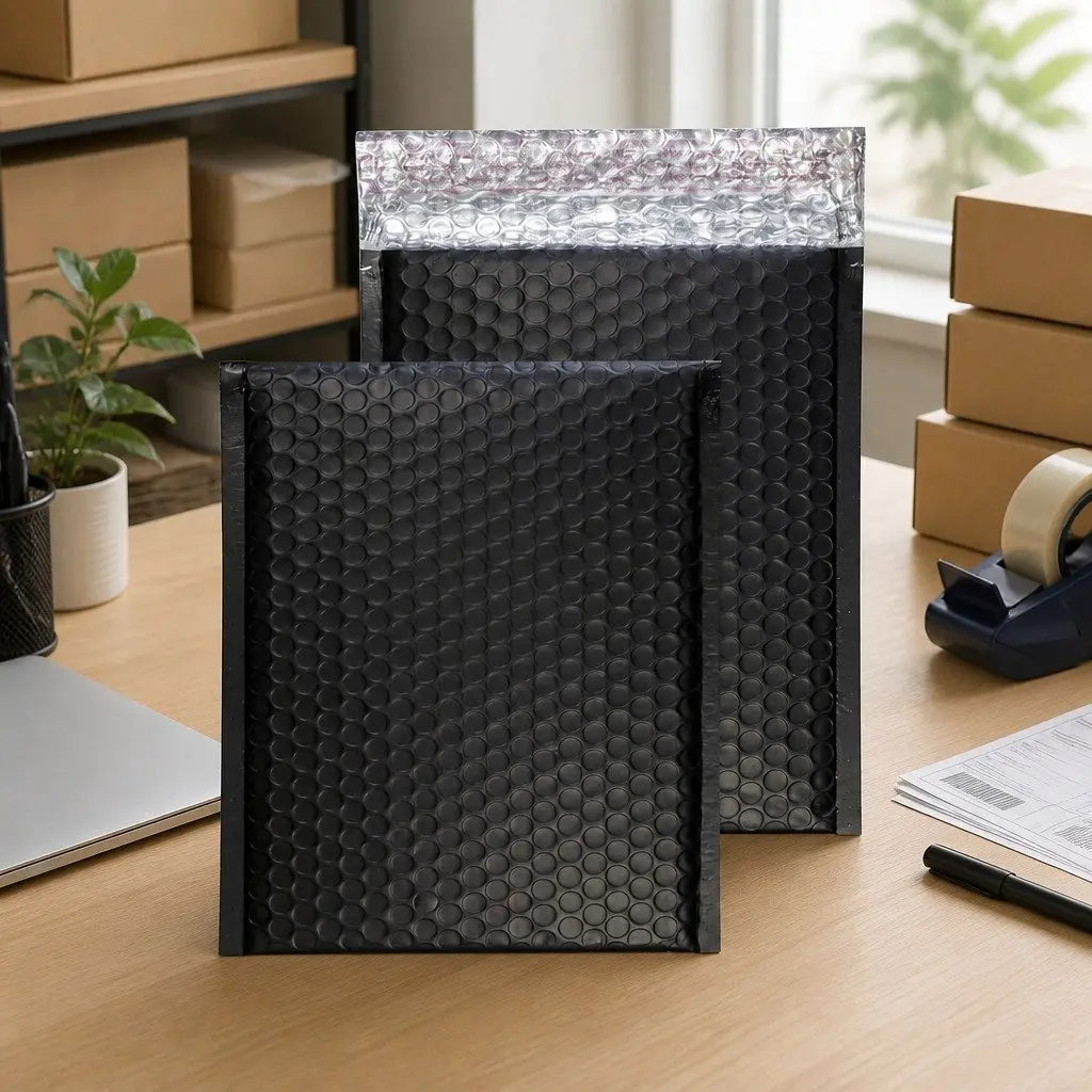 Black Bubble Padded Envelopes 160x230mm Pack of 100