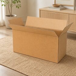 Premium Brown Corrugated Mailing Box 400x135x180mm - 20 Pack