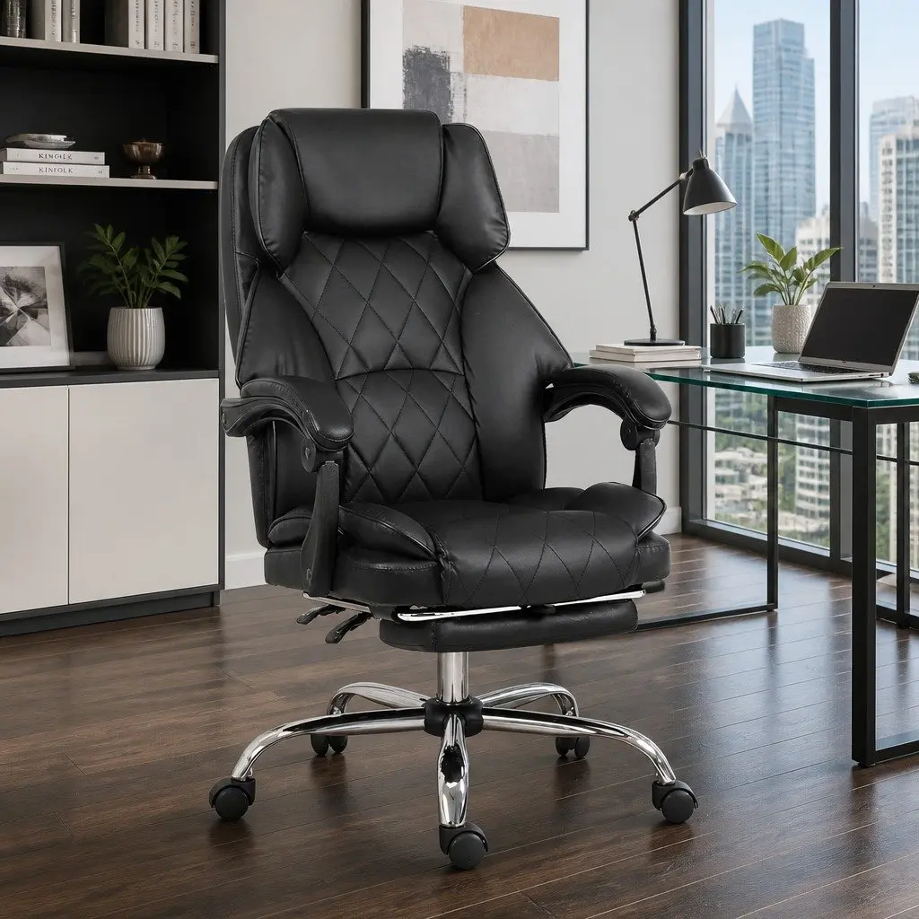 Executive Office Chair with Footrest