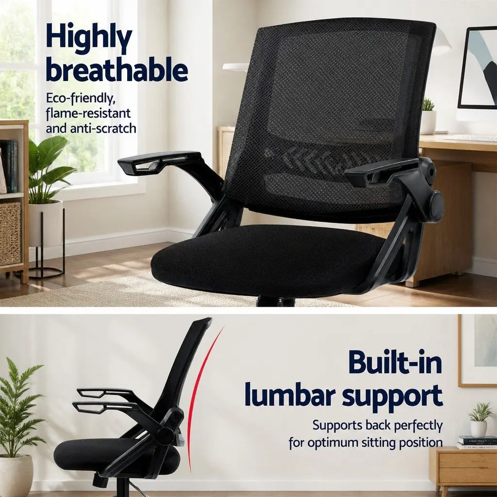 Adjustable Height Drafting Stool with Armrests and Footrest