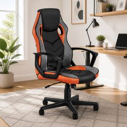 Executive High Back Gaming Office Chair - Orange