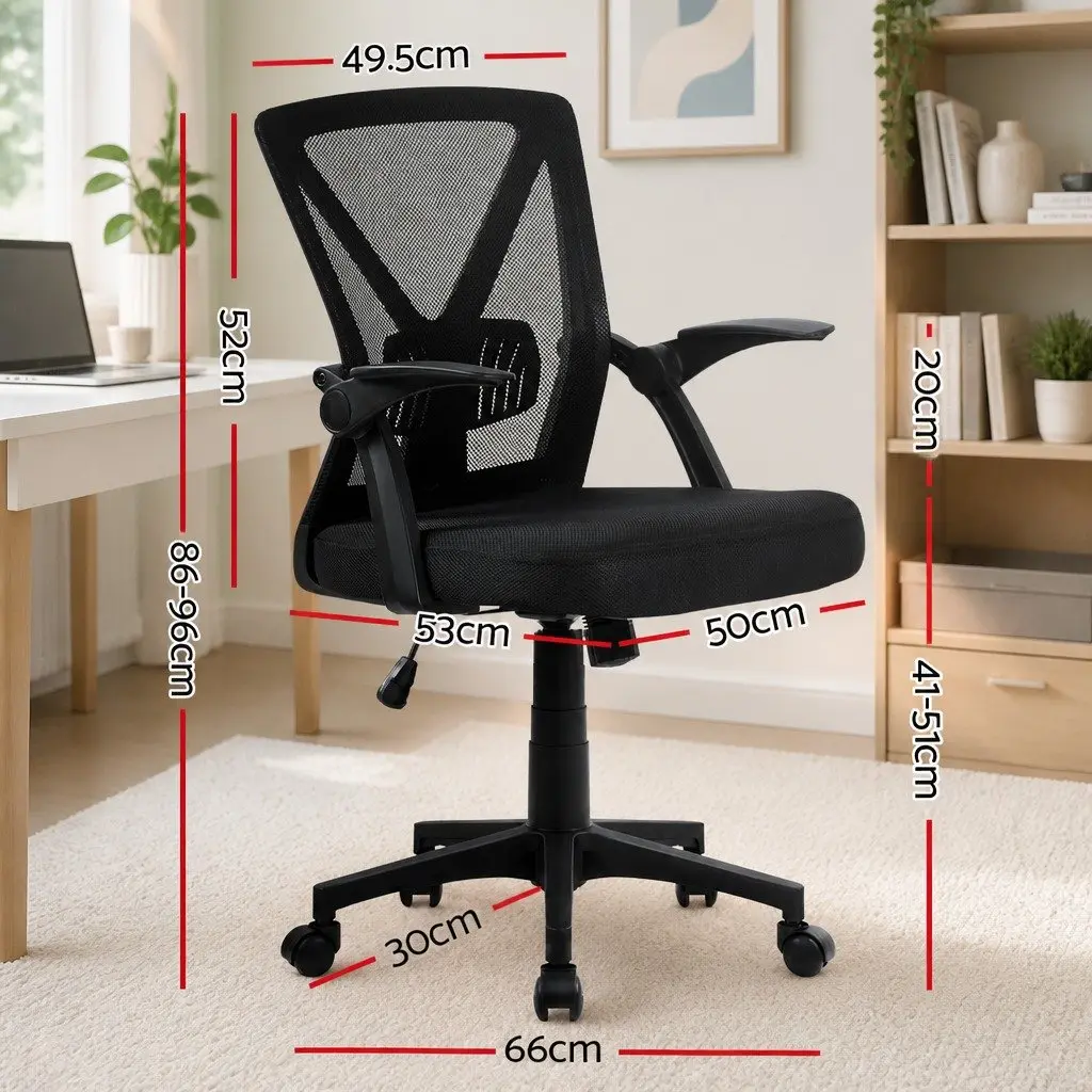 Ergonomic Mid Back Mesh Office Chair with Lumbar Support