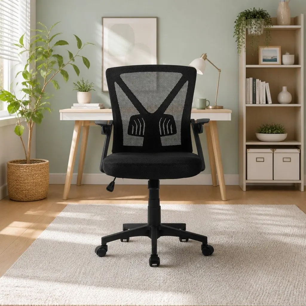 Ergonomic Mid Back Mesh Office Chair with Lumbar Support