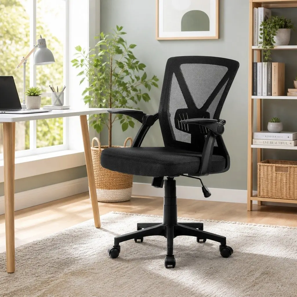 Ergonomic Mid Back Mesh Office Chair with Lumbar Support