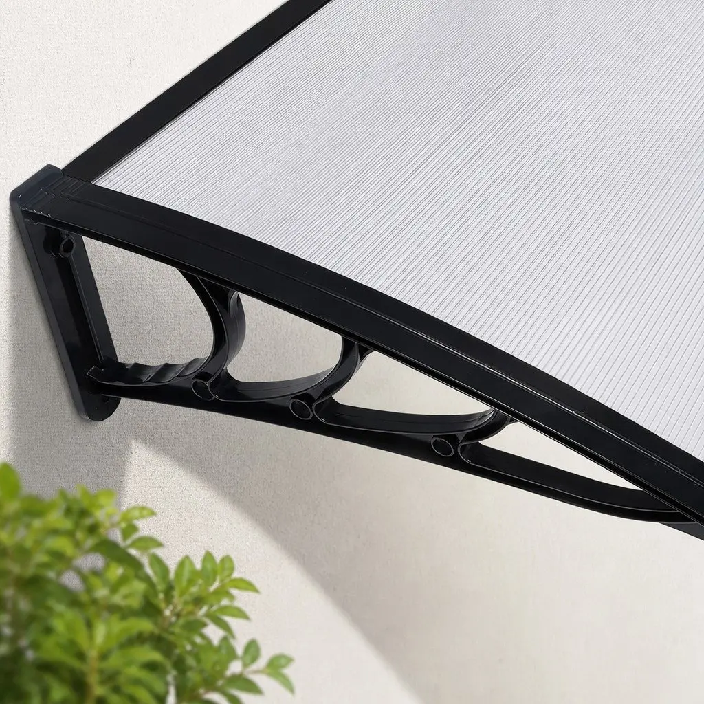Transparent Polycarbonate Window Door Awning 1M x 2.4M