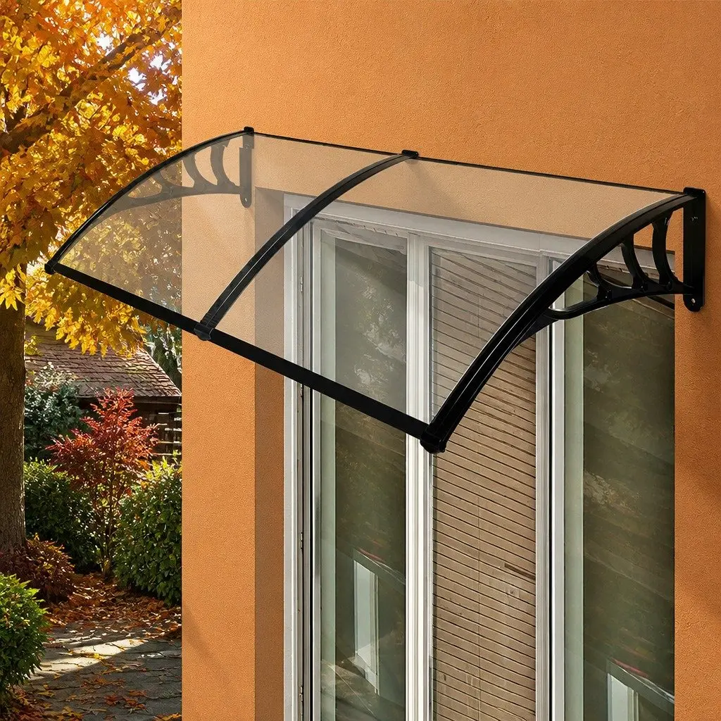 Transparent Polycarbonate Window Door Awning 1M x 2.4M