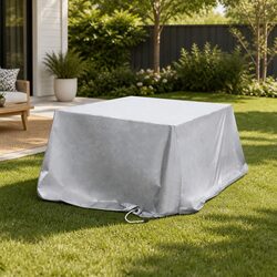 Heavy-Duty Outdoor Furniture Cover Waterproof Silver
