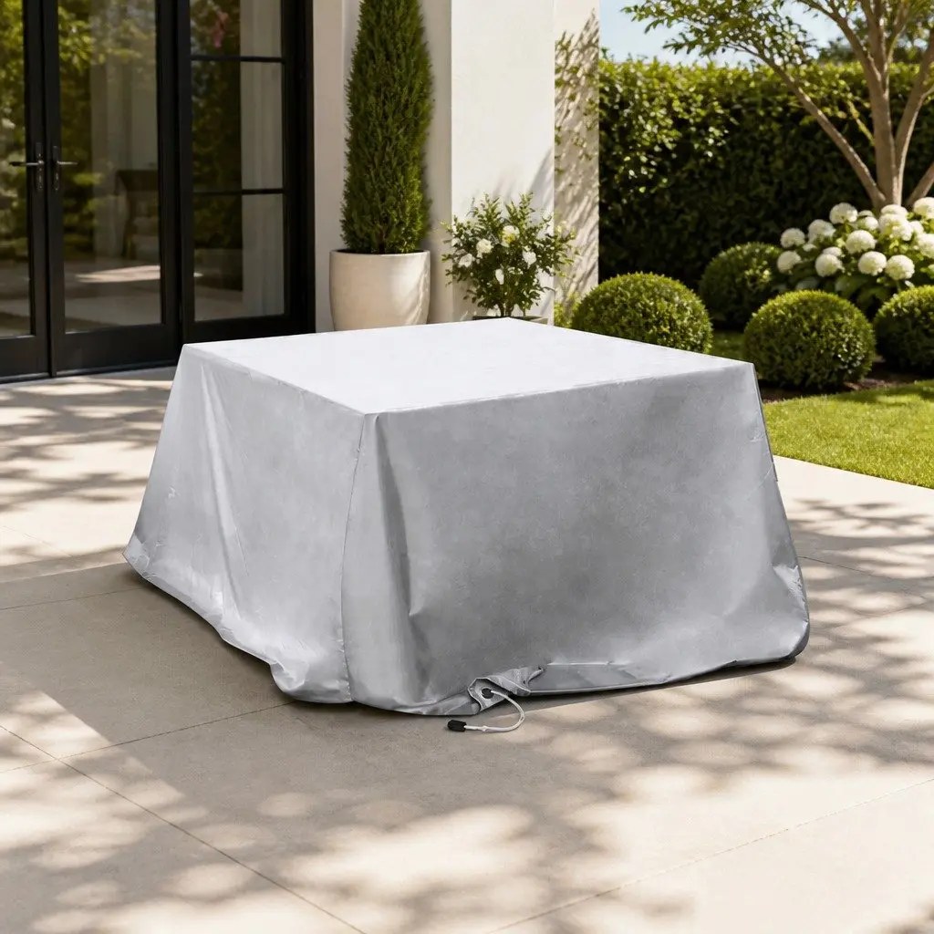 Outdoor Furniture Cover Waterproof Silver Barrier Patio Protector All Weather