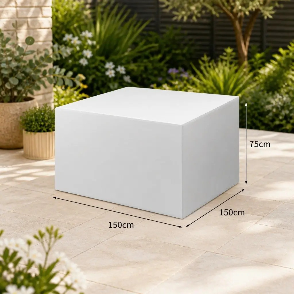 Outdoor Furniture Cover Waterproof Silver Barrier Patio Protector All Weather