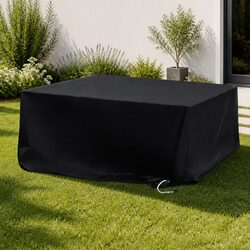 High-Quality Waterproof Outdoor Furniture Cover - Black