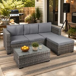 Premium 5-Piece Outdoor Lounge Set with Comfortable Design