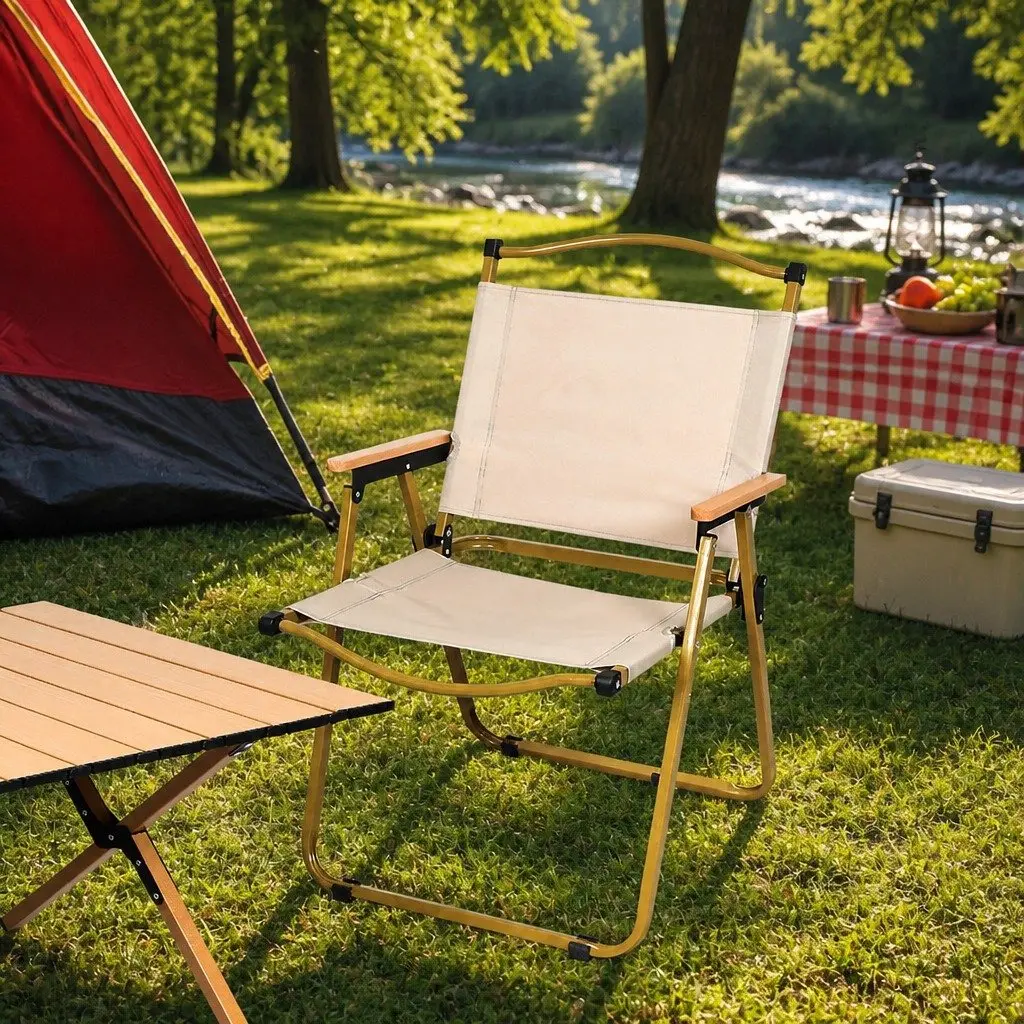 Camping Chair Folding Outdoor Set 4PCS Portable Lightweight Backyard Garden