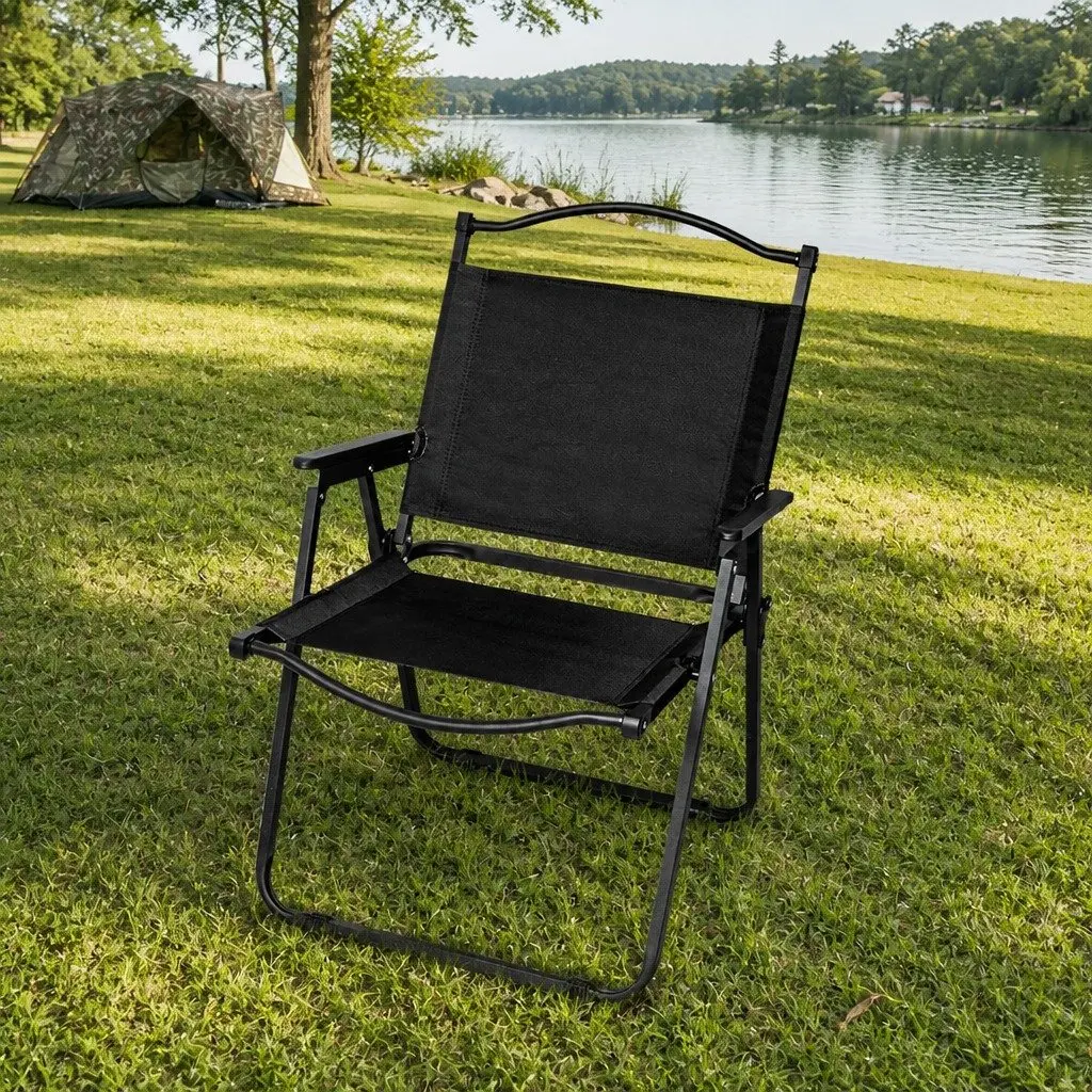 Camping Chair Folding Portable Outdoor Lightweight Relaxing Garden Seat 100kg
