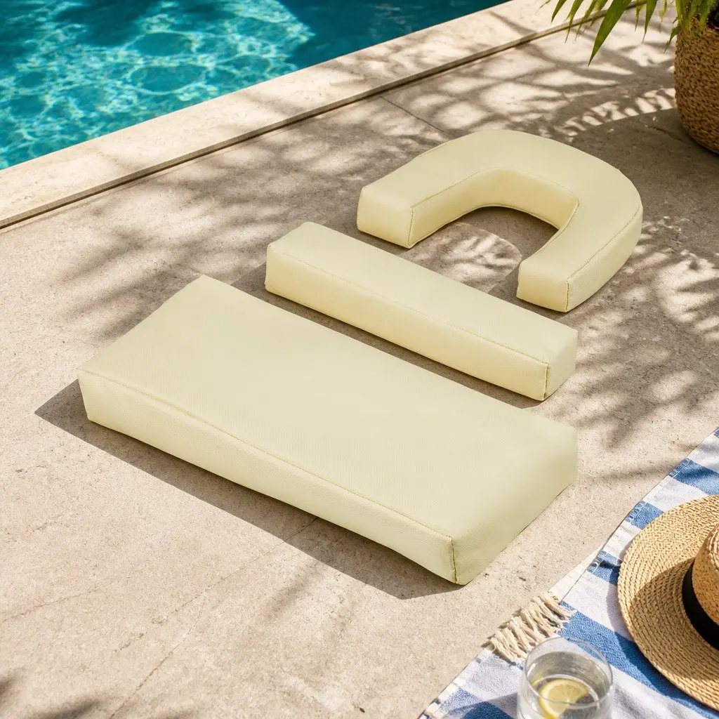 Foldable Beach Lounge Chair with Face Hole