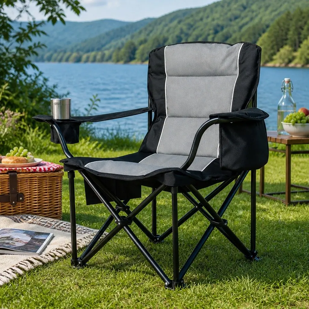 Large Folding Camping Chair for Outdoor Adventures