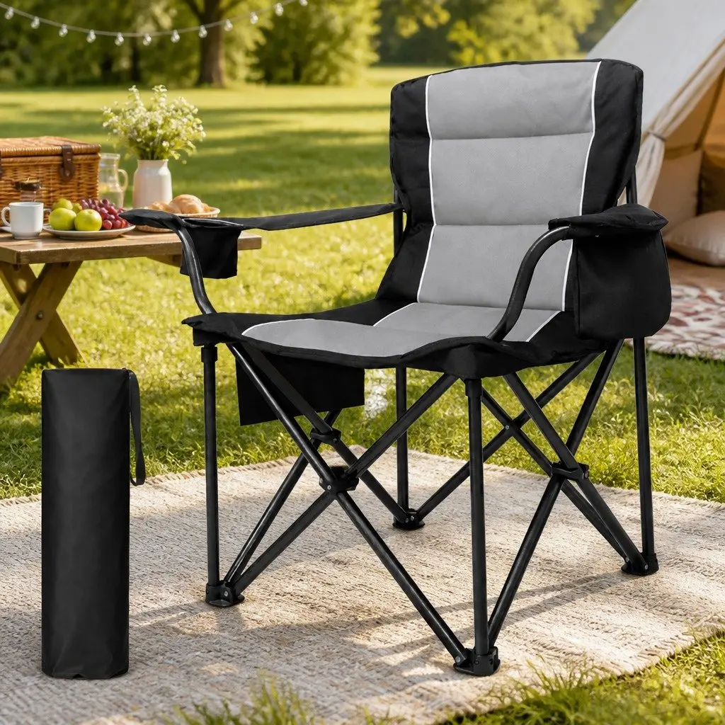 Large Folding Camping Chair for Outdoor Adventures
