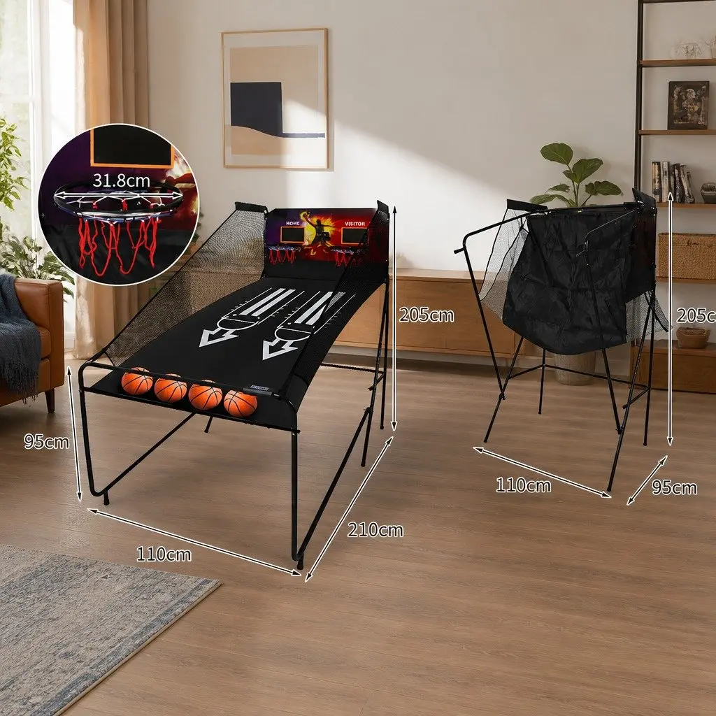 Electronic Basketball Arcade Game with 8 Modes