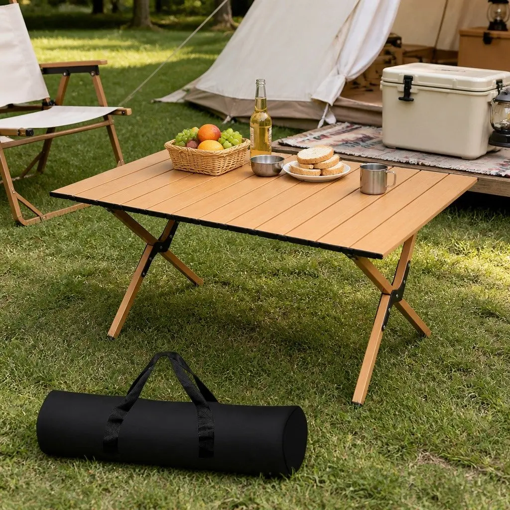 Portable Folding Camping Table with Carry Bag for BBQ