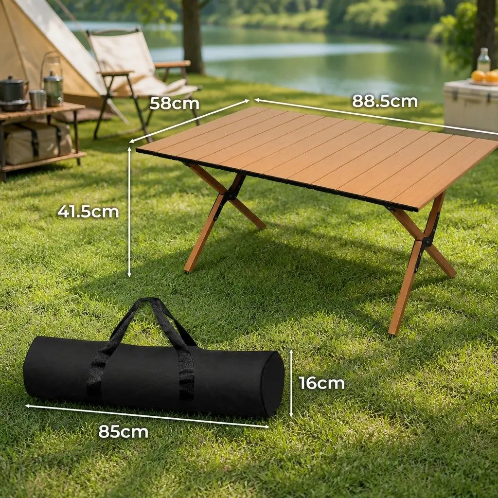 Portable Folding Camping Table with Carry Bag for BBQ