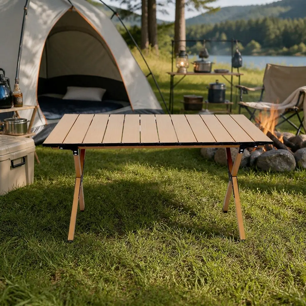 Portable Folding Camping Table and Chair Set for Outdoors