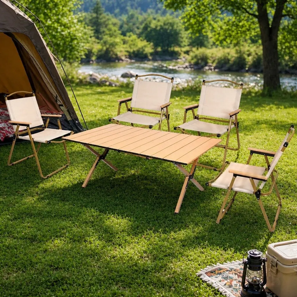 Folding Camping Table and Chair Set