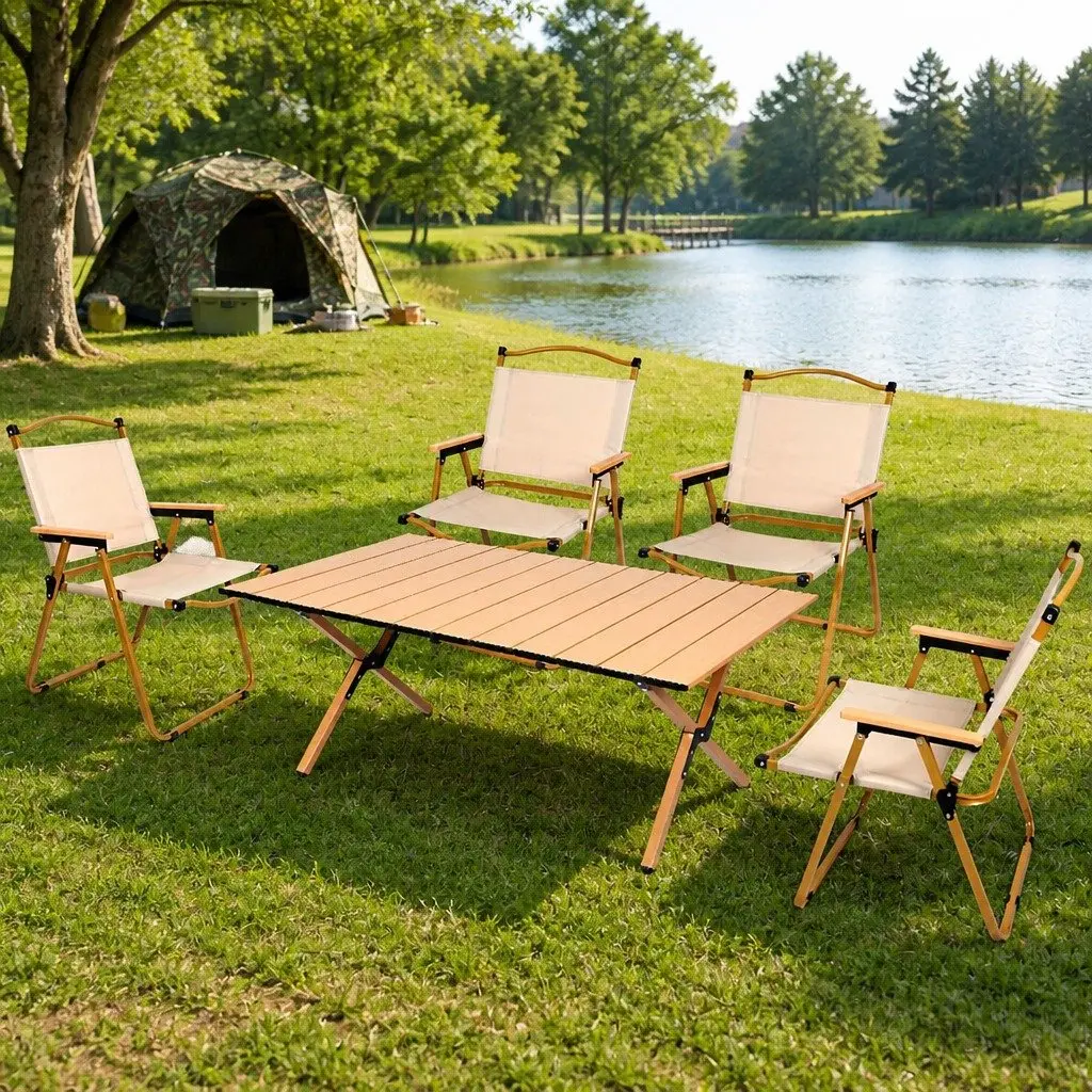 Folding Camping Table and Chair Set