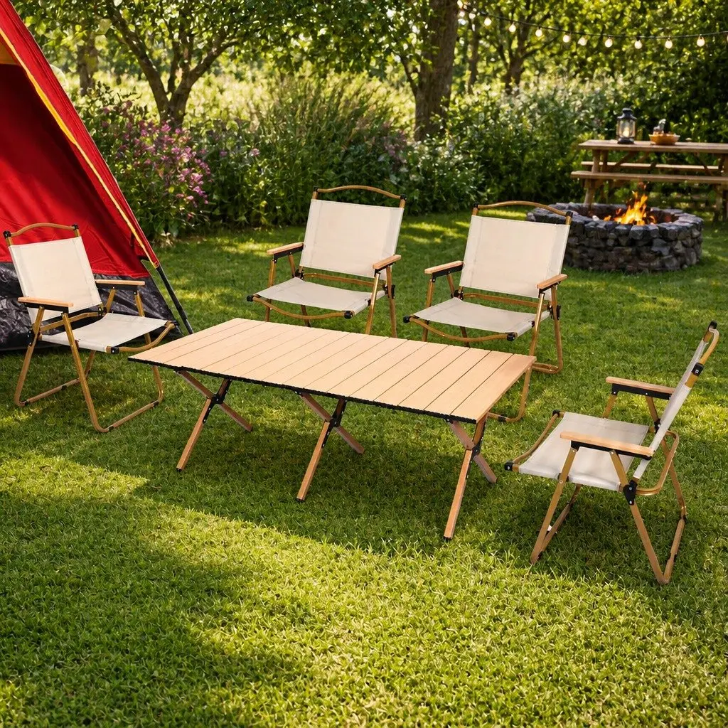 Folding Camping Table and Chair Set